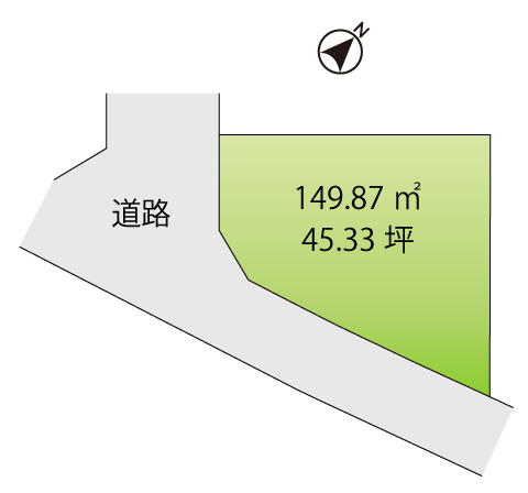 豊田市大林町　区画図