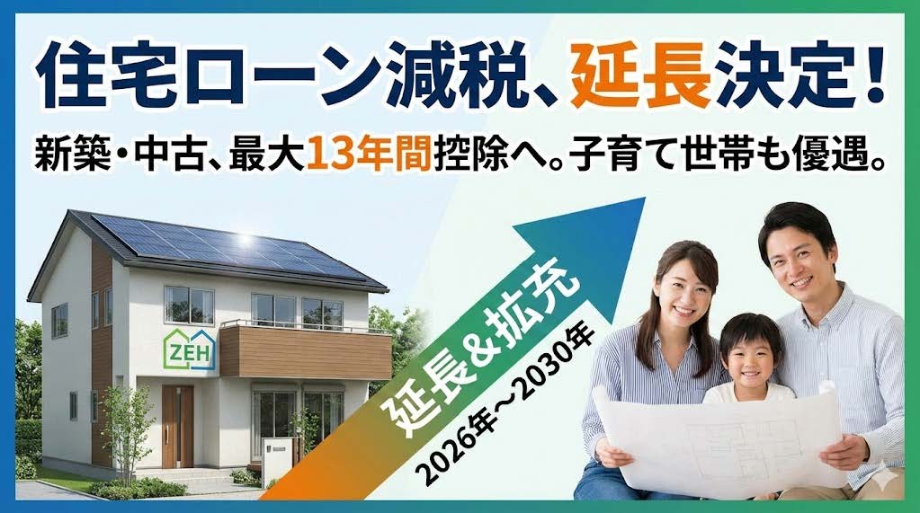 住宅ローン損得算法 最新版 2026年以降の住宅ローン控除(減税) はどうなる?
