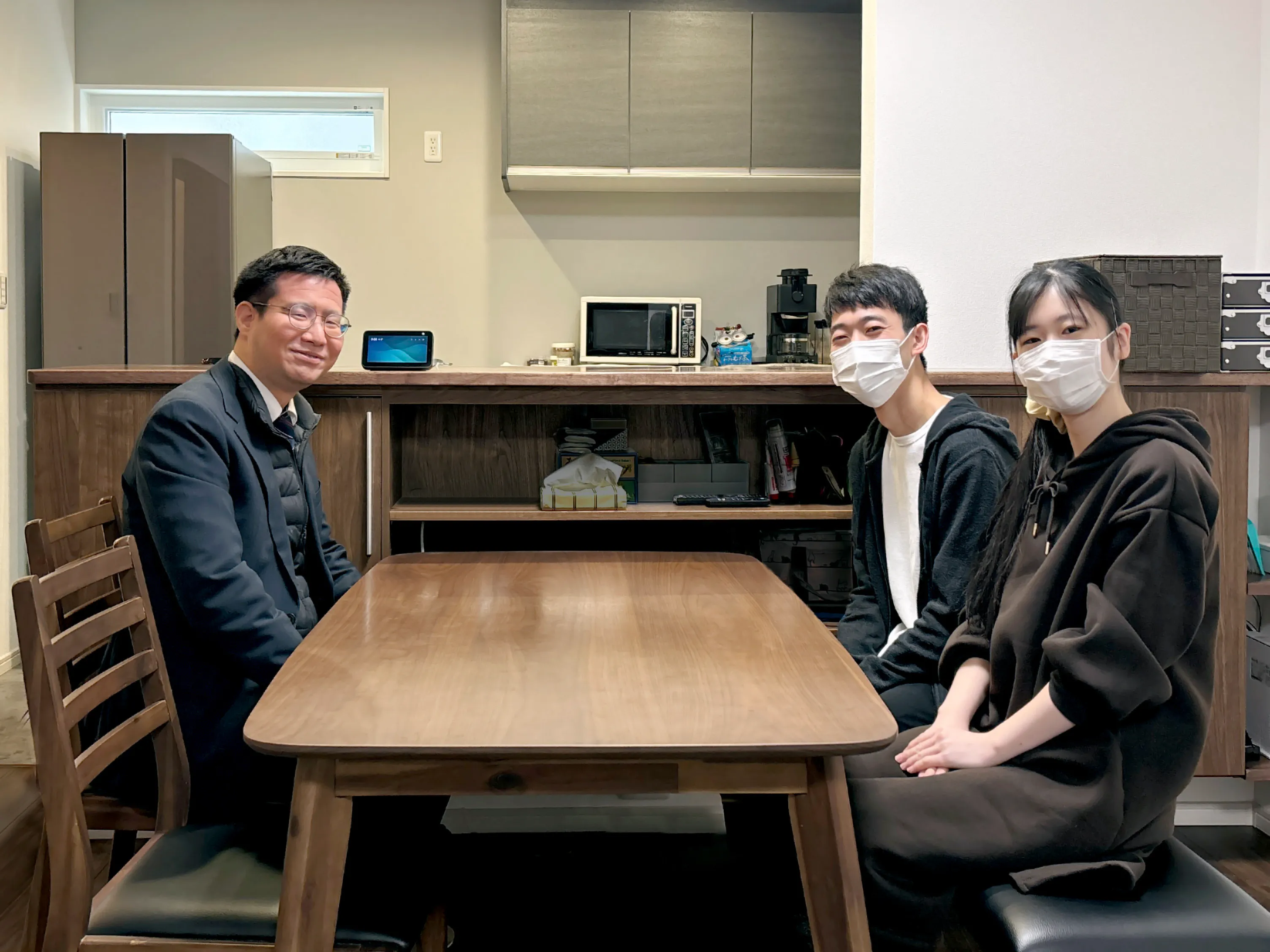 H様ご夫婦と設計担当