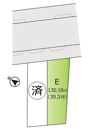 豊田市中町　区画図