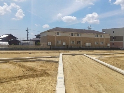 安城市二本木町　住宅用地　完成近く２