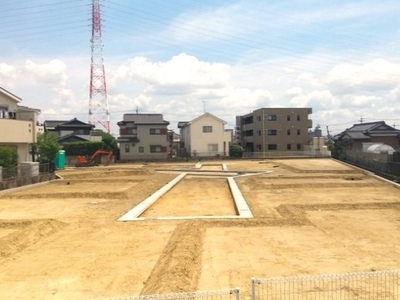 安城市二本木町　住宅用地　完成近く