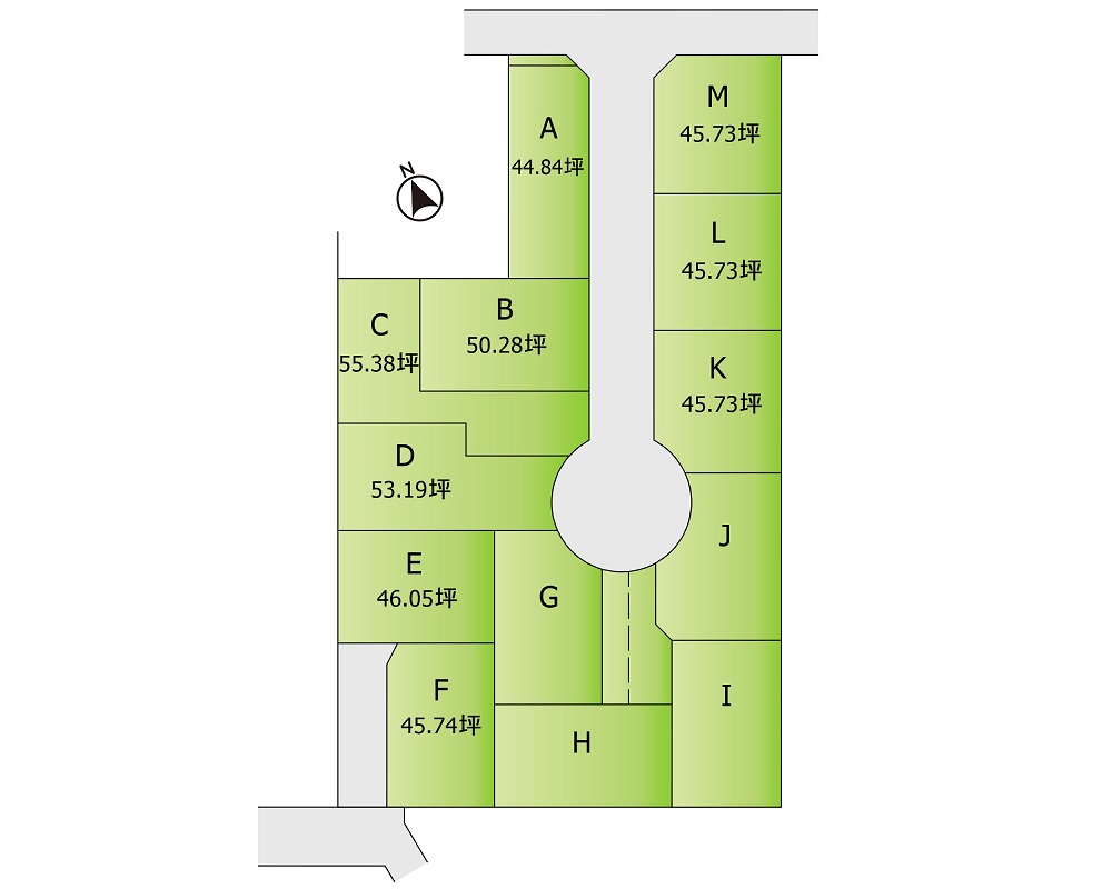 刈谷市東境　区画図