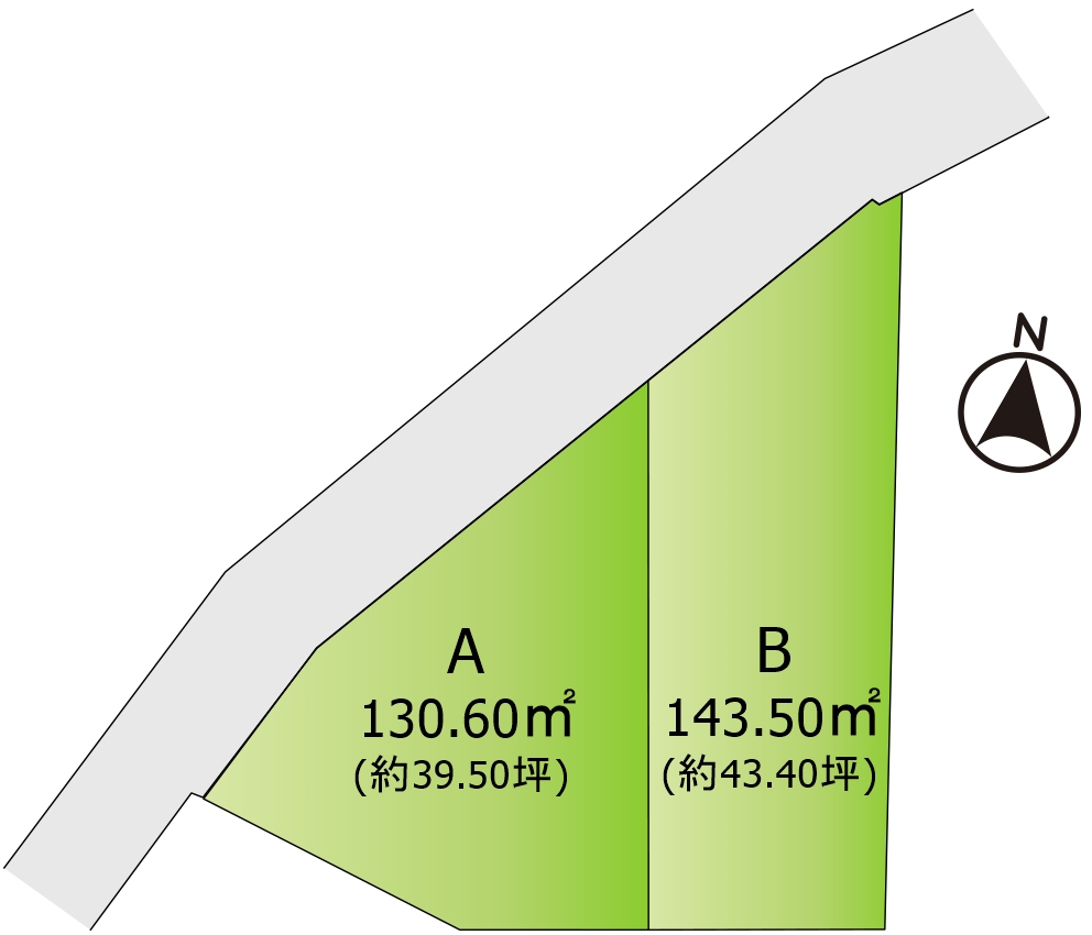 知立市谷田町　区画図