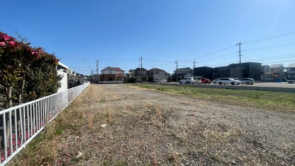 岡崎市矢作町の分譲土地　現地