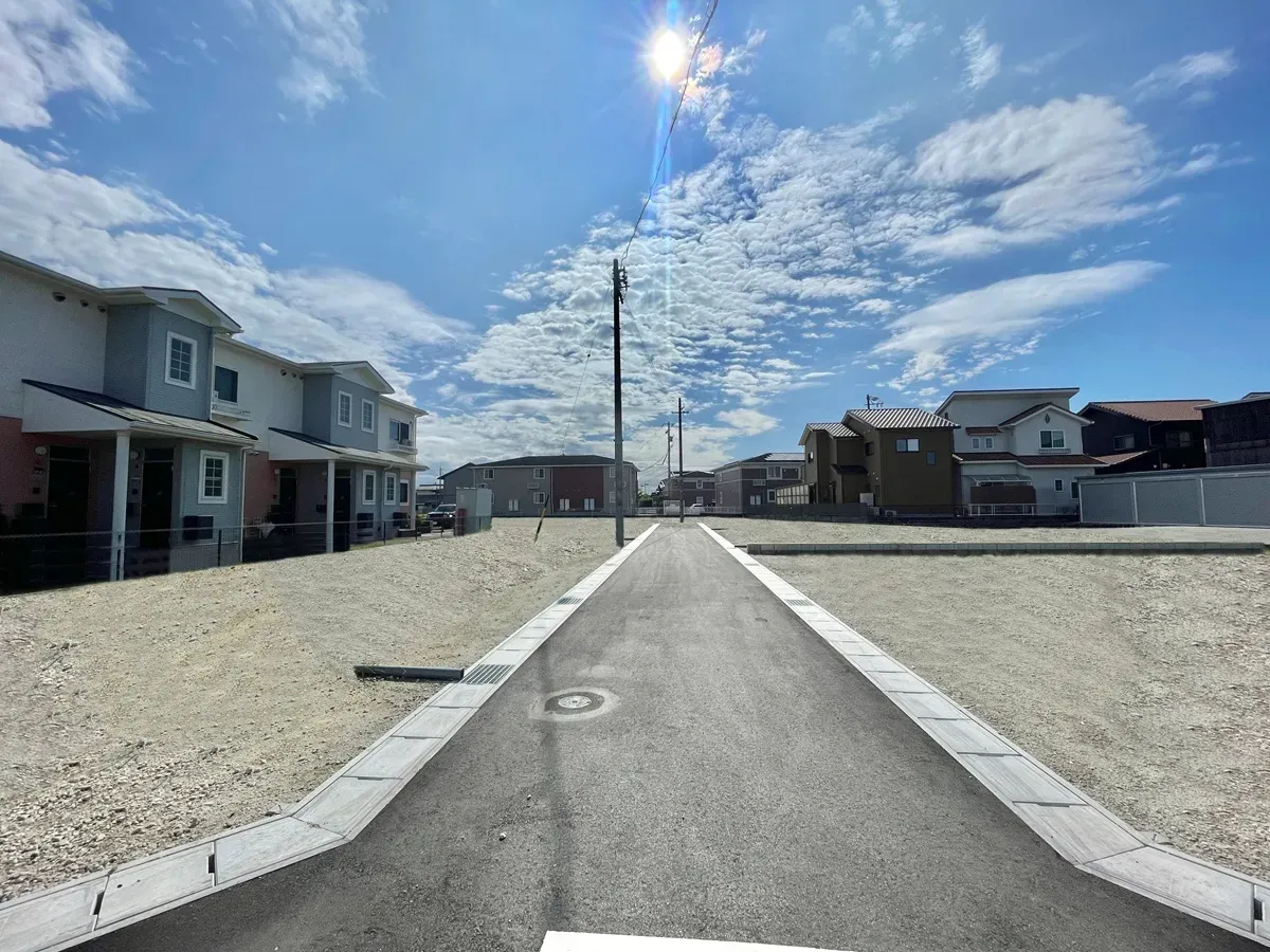 岡崎市赤渋町の分譲土地　現地