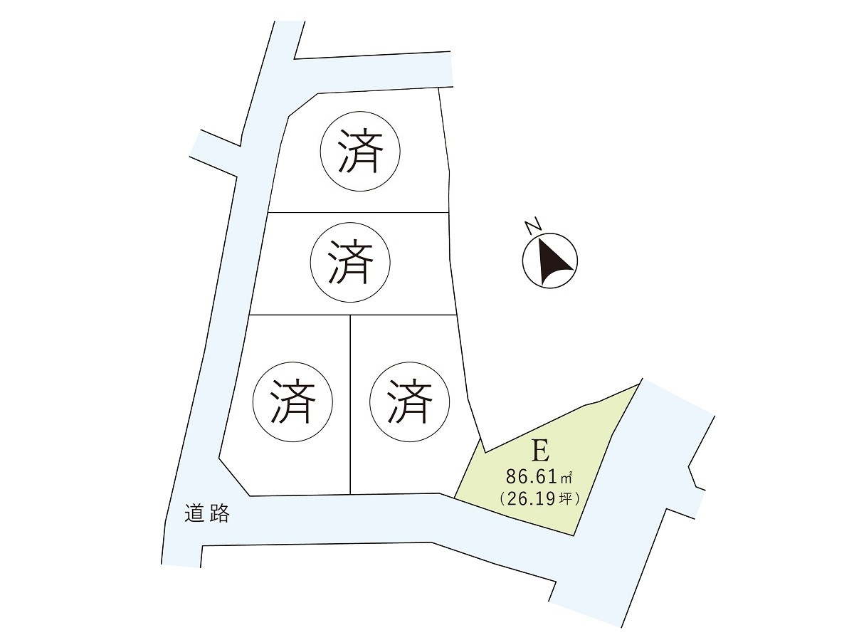 刈谷市東境町　区画図