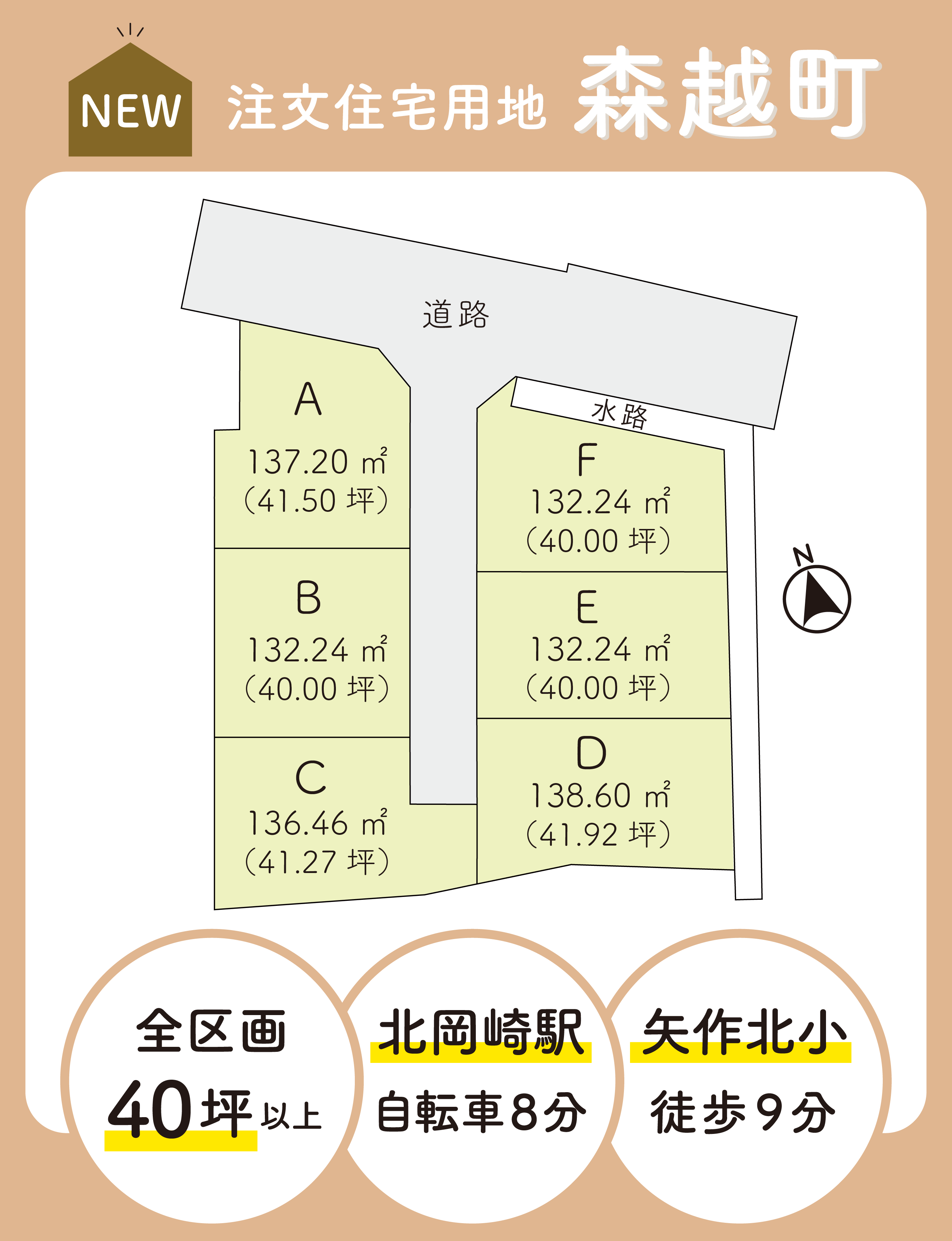 森越　区画図