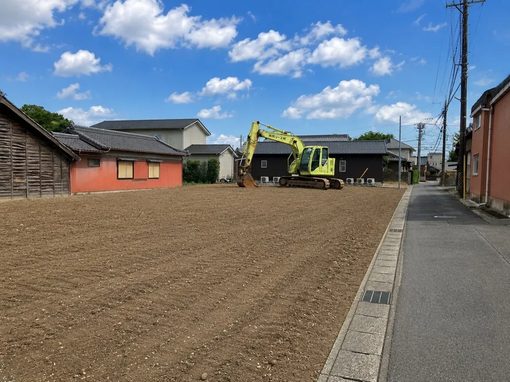 豊田市上郷町の分譲土地　現地