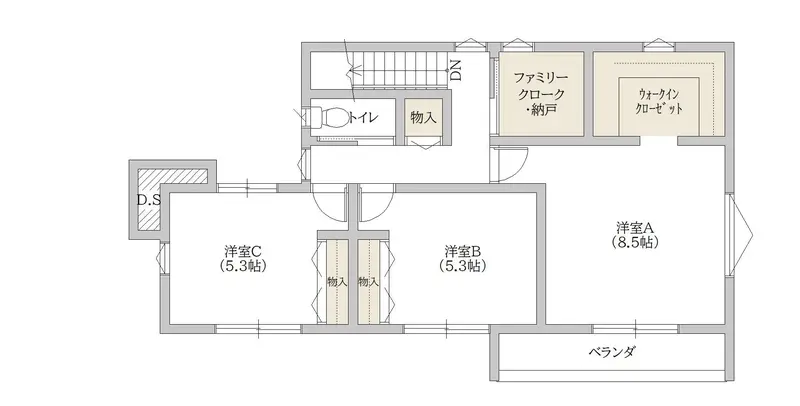 豊田市大林町　平面図２F
