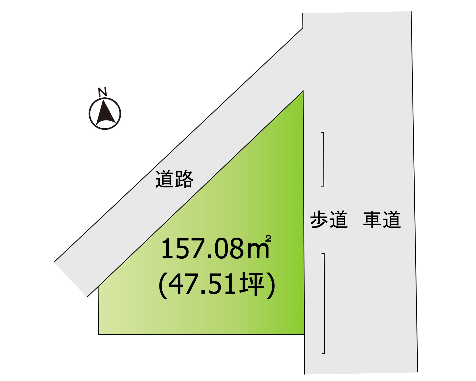 豊田市永覚新町　区画図