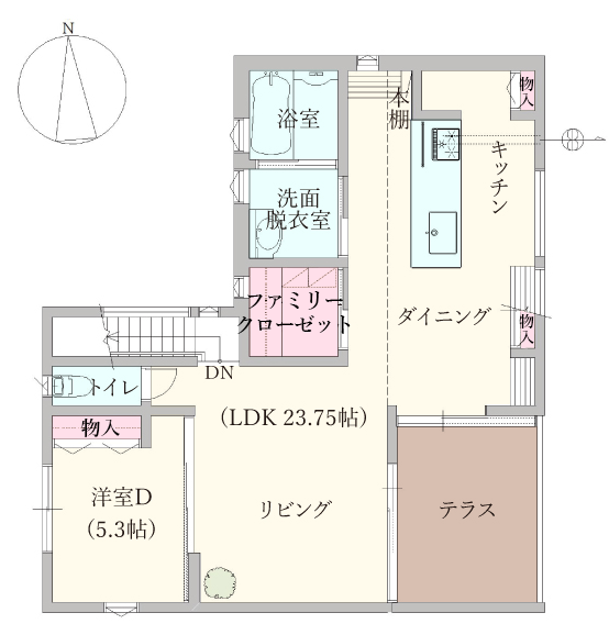 豊田市永覚新町　参考プラン２F