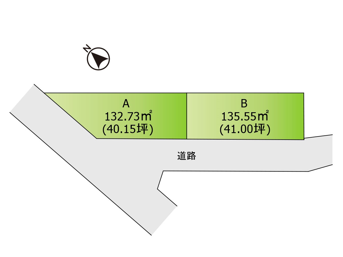 豊田市永覚町　区画図