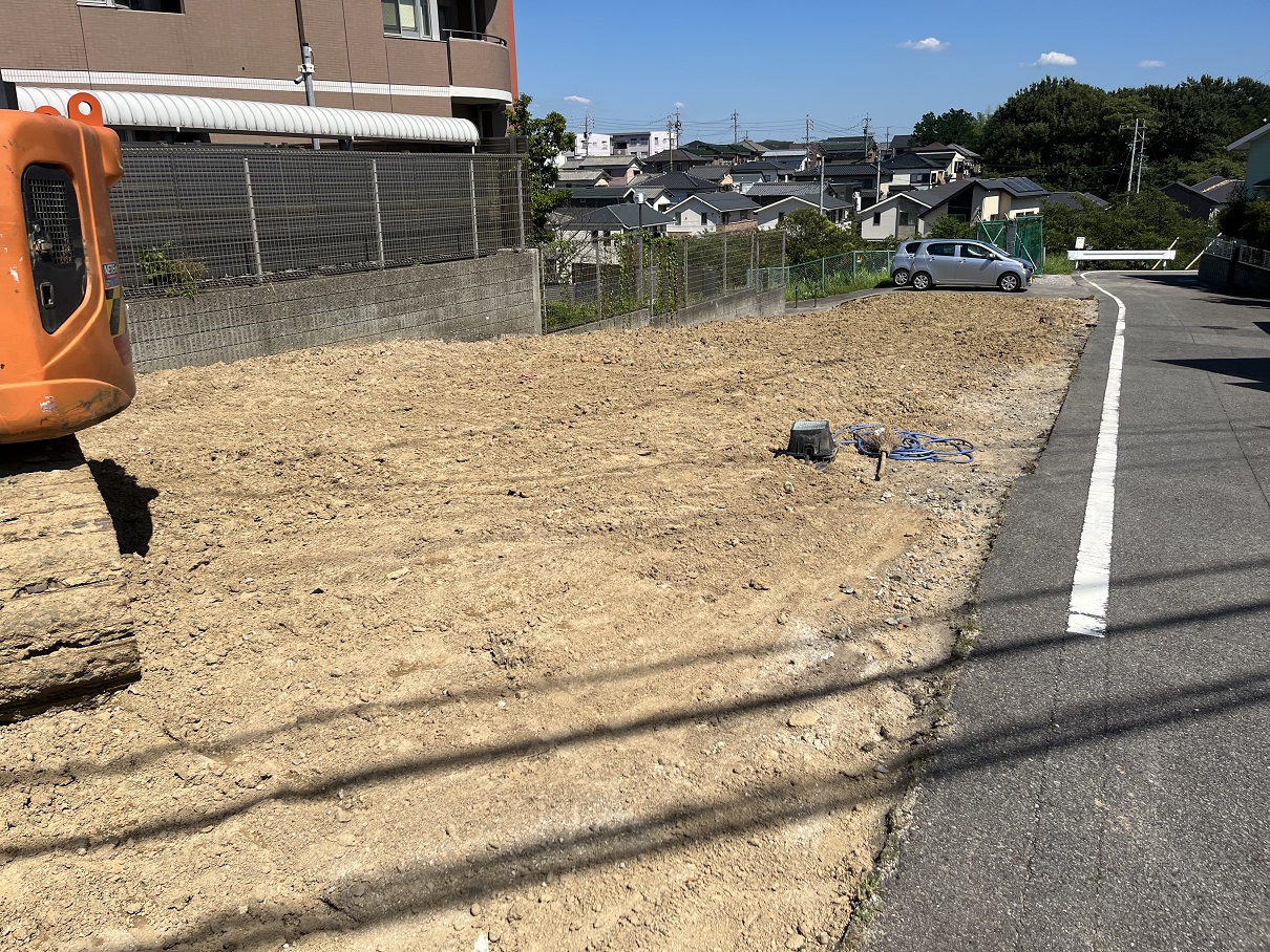 豊田市永覚町の土地　造成中２