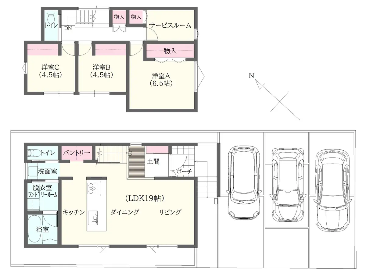 豊田市永覚町　参考プラン