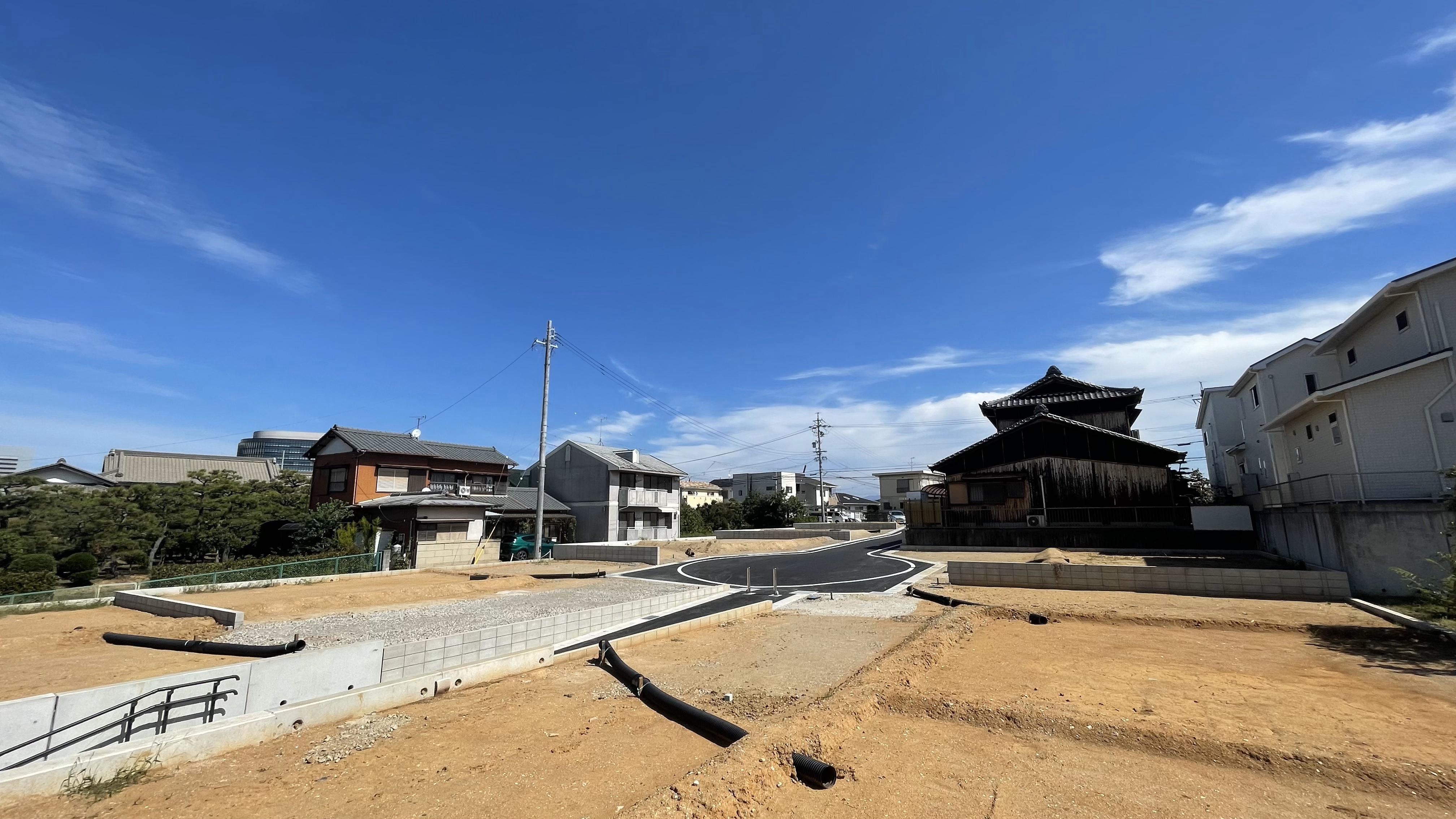 豊田市豊栄町の土地　現地日当たり良好