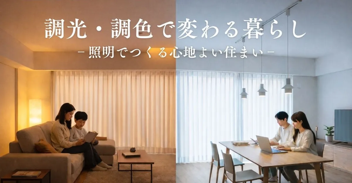 調光調色バナー